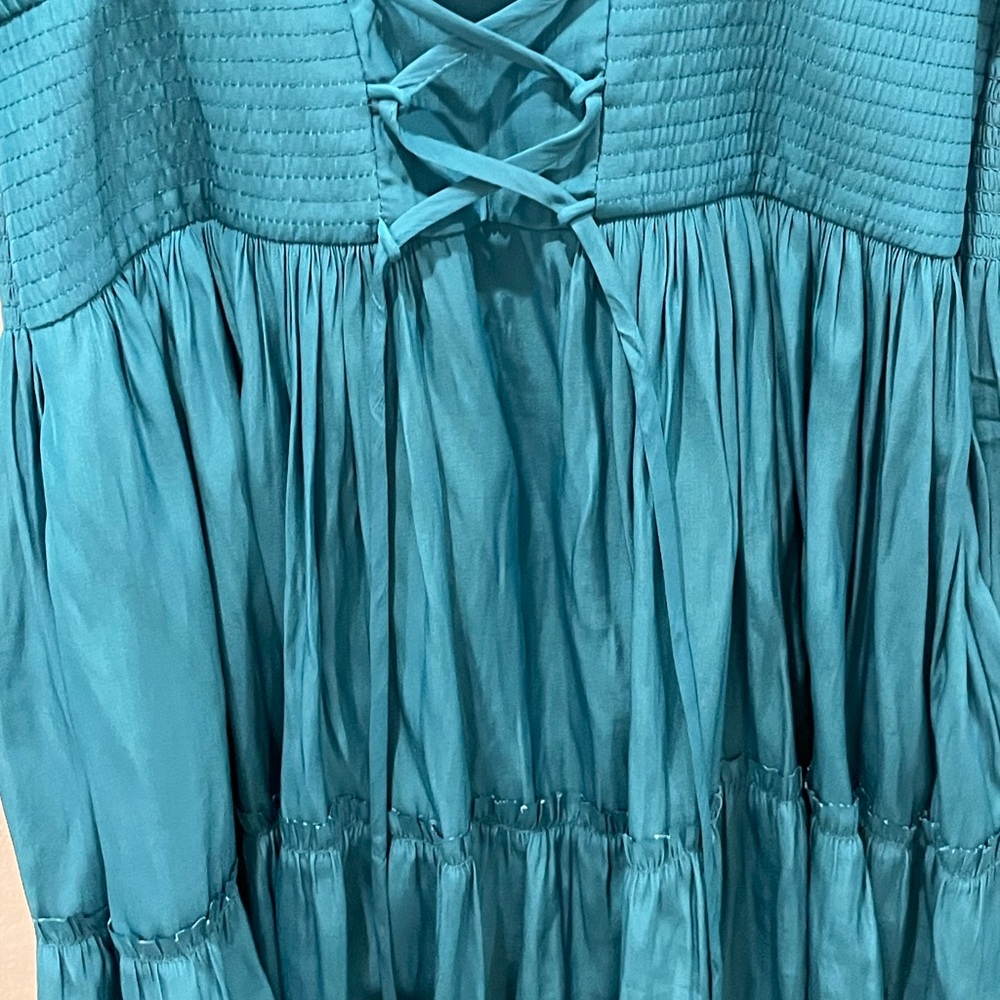Ramy Brook NWOT Teal Dress - Picture 4 of 5